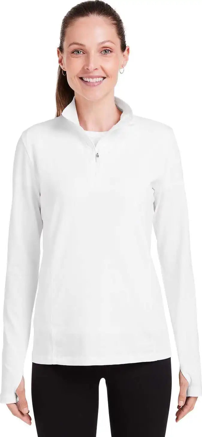 Tasc Tw300 Ladies’ Recess Quarter-zip - White