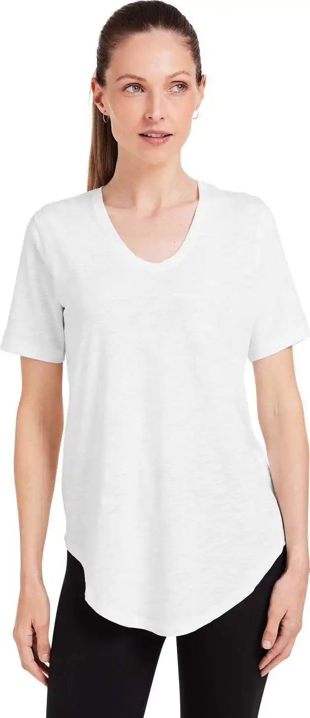 Tasc Tw668s Ladies’ Longline T-shirt - White