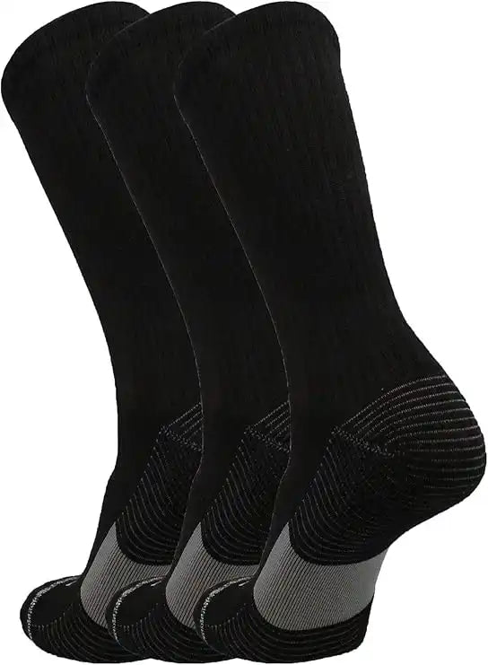 Tck 365 Everyday Athletic Crew Sock 3 Pk Black