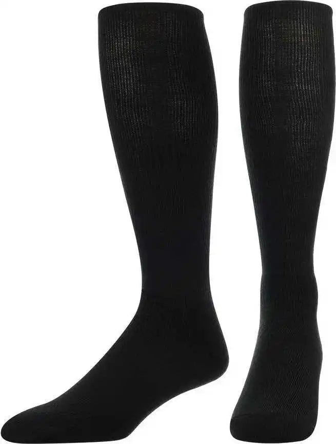 Tck All Sport Polyester Knee High Tube Socks Black
