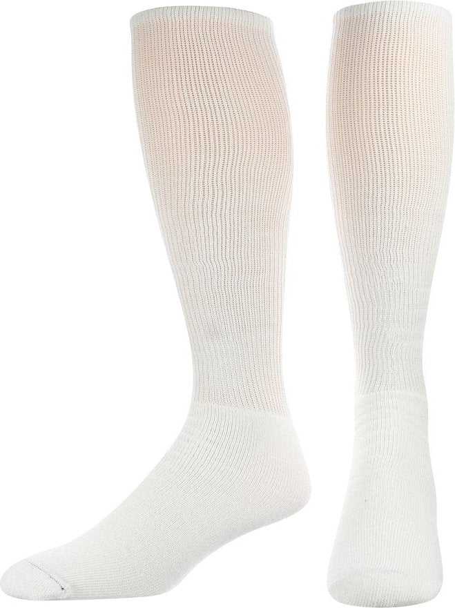 Tck All Sport Polyester Knee High Tube Socks - White