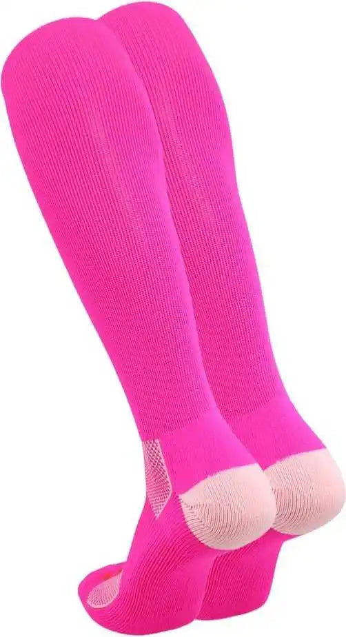 Tck Aware Breast Cancer Ribbon Knee High Socks - Pink