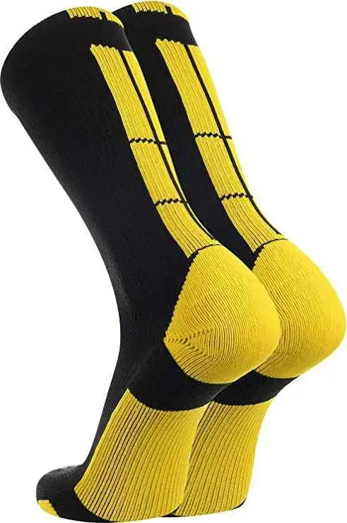 Tck Baseline 3.0 Athletic Crew Socks - Black Gold
