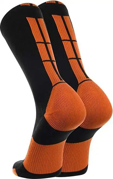 Tck Baseline 3.0 Athletic Crew Socks - Black Scarlet