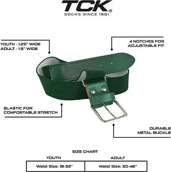 Tck Belt Knee High Sock Combo - Dark Green
