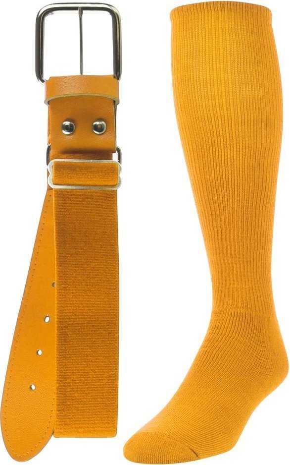 Tck Belt Knee High Sock Combo - Gold