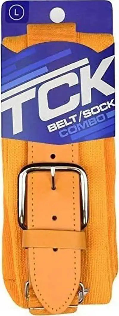 Tck Belt Knee High Sock Combo - Gold
