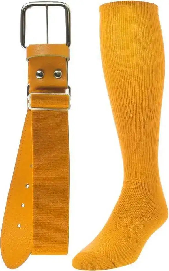 Tck Belt Knee High Sock Combo - Gold