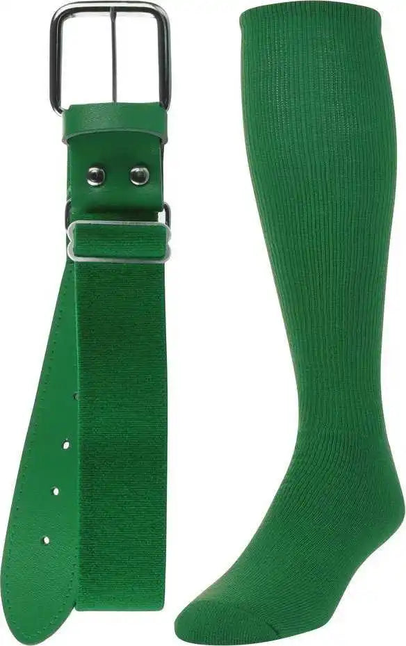 Tck Belt Knee High Sock Combo - Kelly
