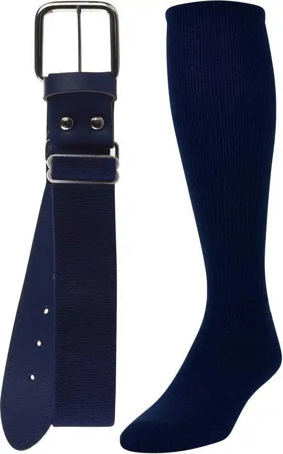 Tck Belt Knee High Sock Combo - Navy