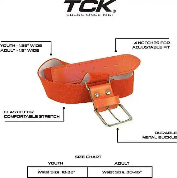 Tck Belt Knee High Sock Combo - Orange