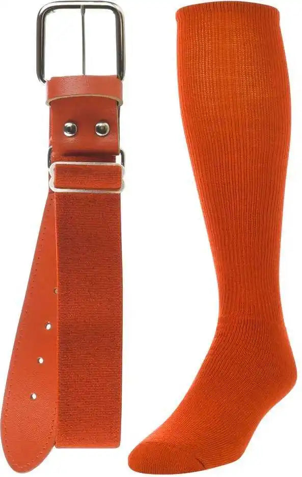 Tck Belt Knee High Sock Combo - Orange