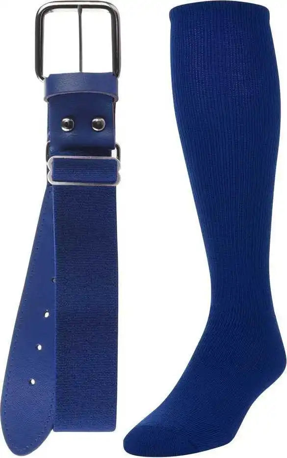Tck Belt Knee High Sock Combo - Royal