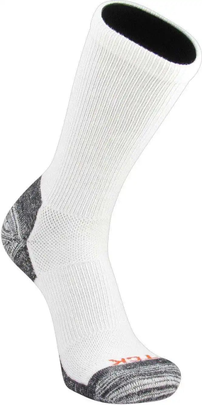 Tck Blister Resister Crew Socks - White