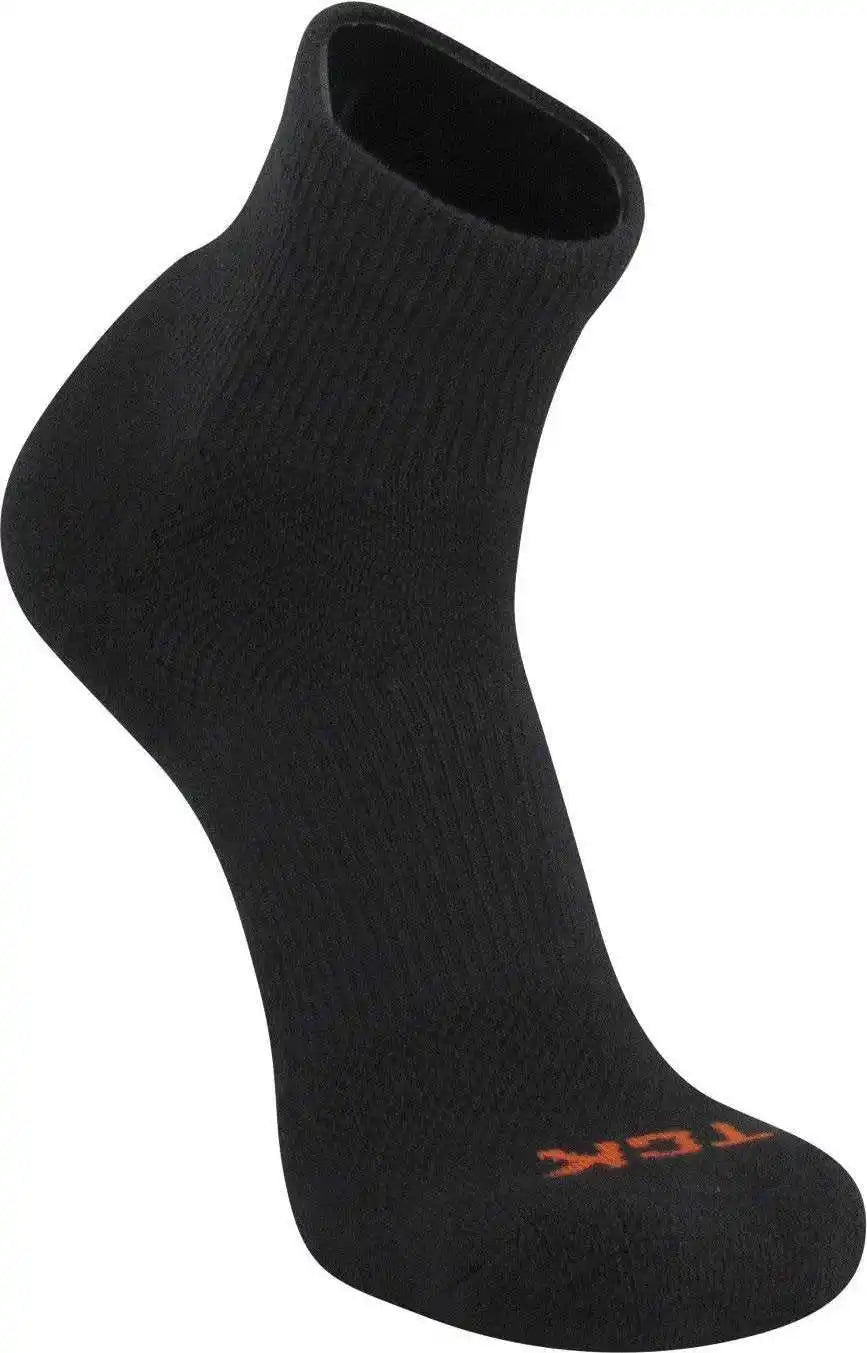 Tck Blister Resister Quarter Socks - Black