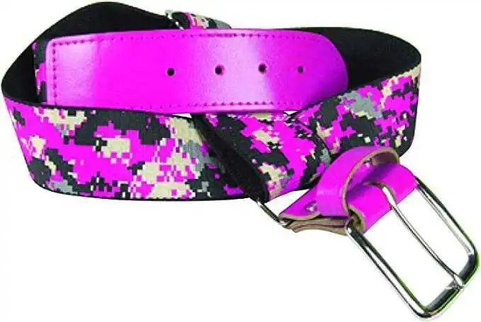 Tck Camo Baseball Belts - Hot Pink