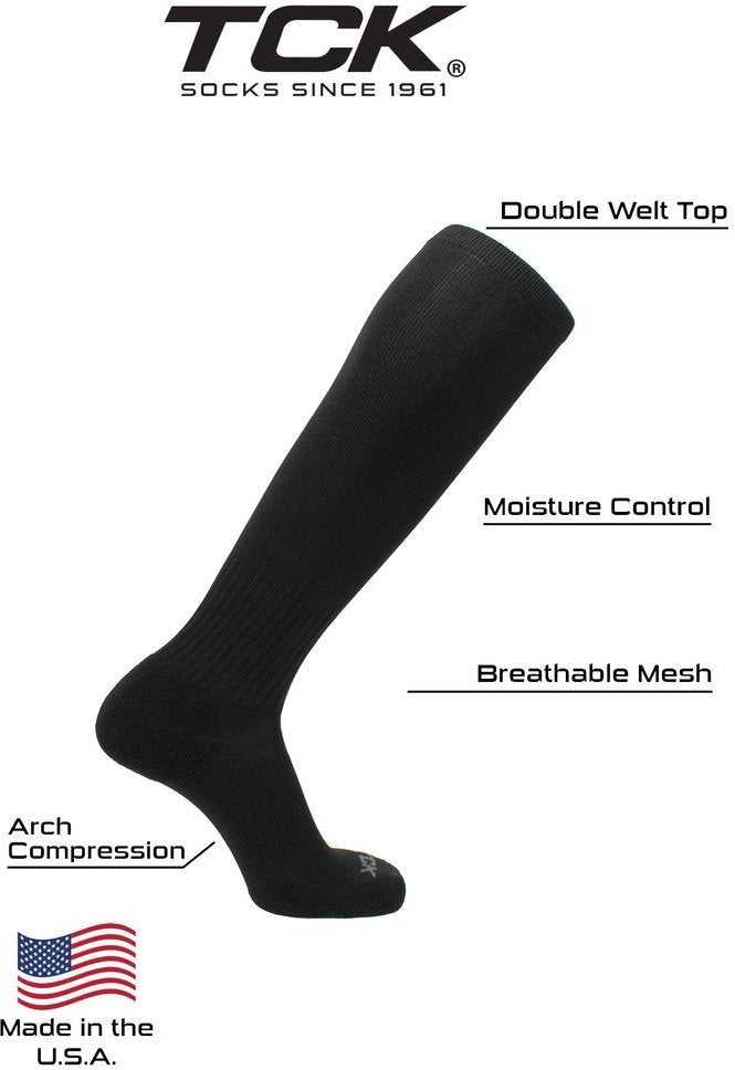 Tck Champion Knee High Sports Socks - Cardinal