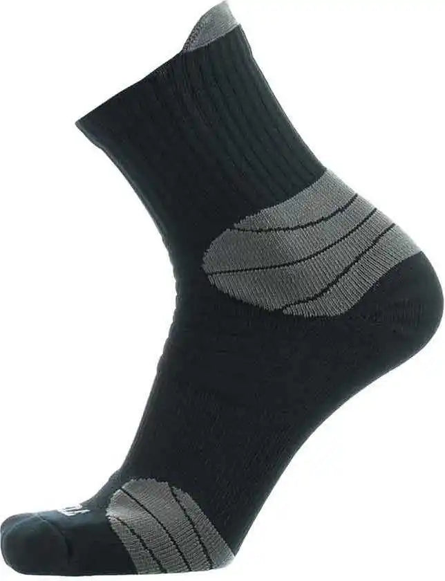 Tck Crossover Quarter Socks - Black