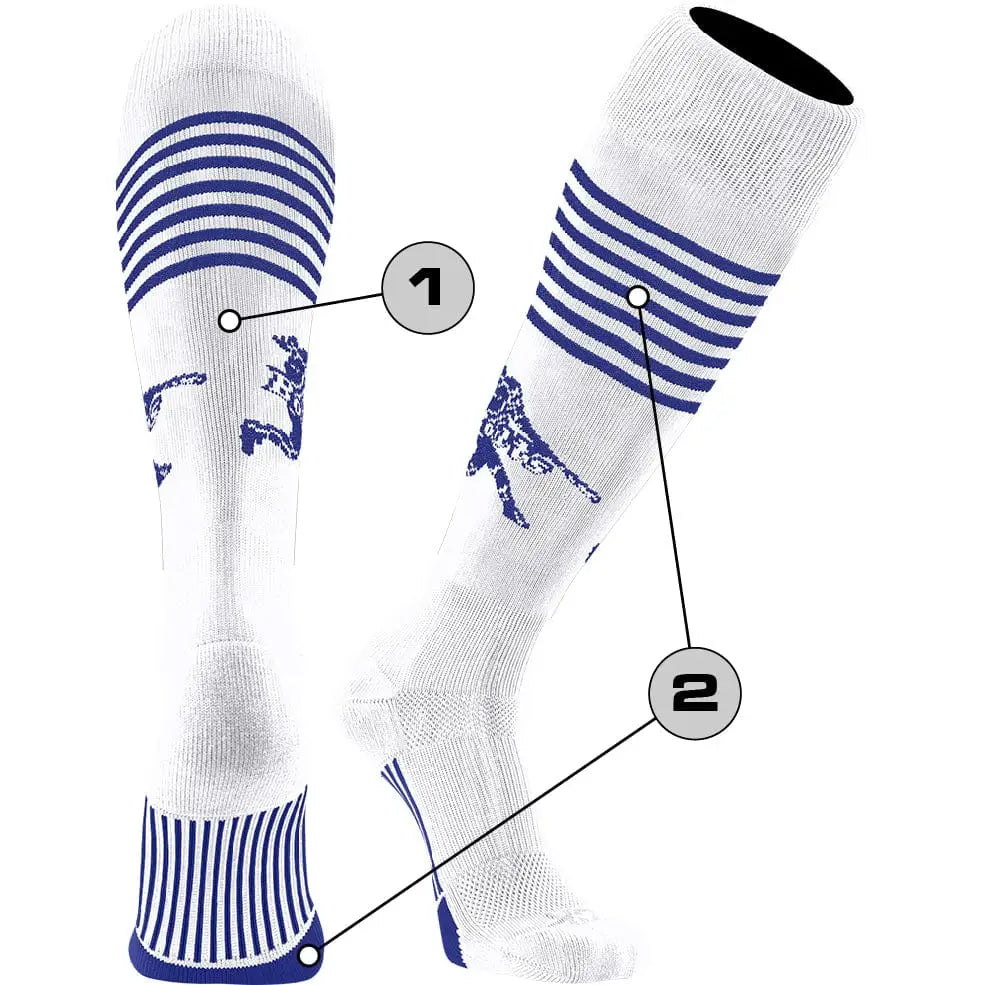 Tck Customizable Baseball Knee High Socks - Diamond Pattern 2