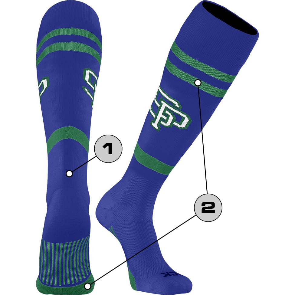 Tck Customizable Baseball Knee High Socks - Diamond Pattern 4