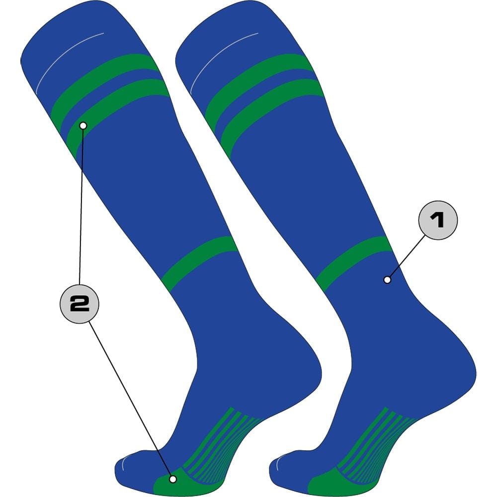 Tck Customizable Baseball Knee High Socks - Diamond Pattern 4