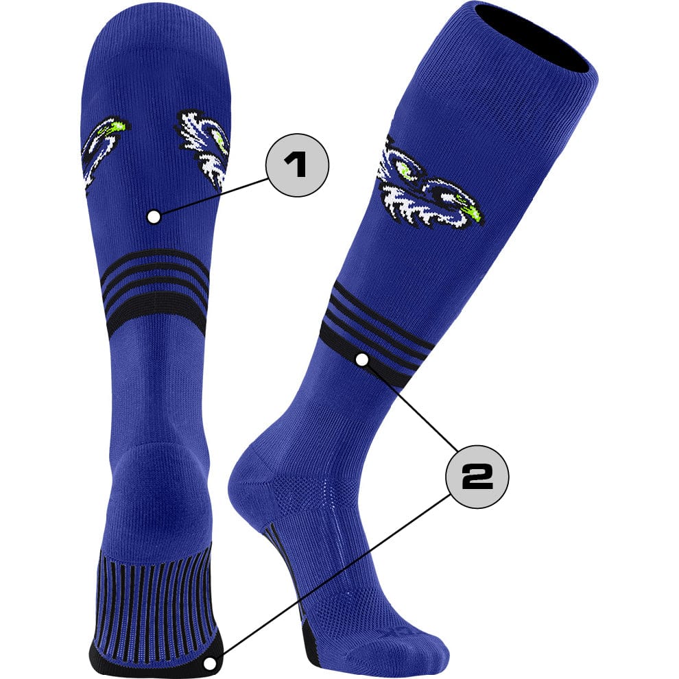 Tck Customizable Baseball Knee High Socks - Diamond Pattern 5