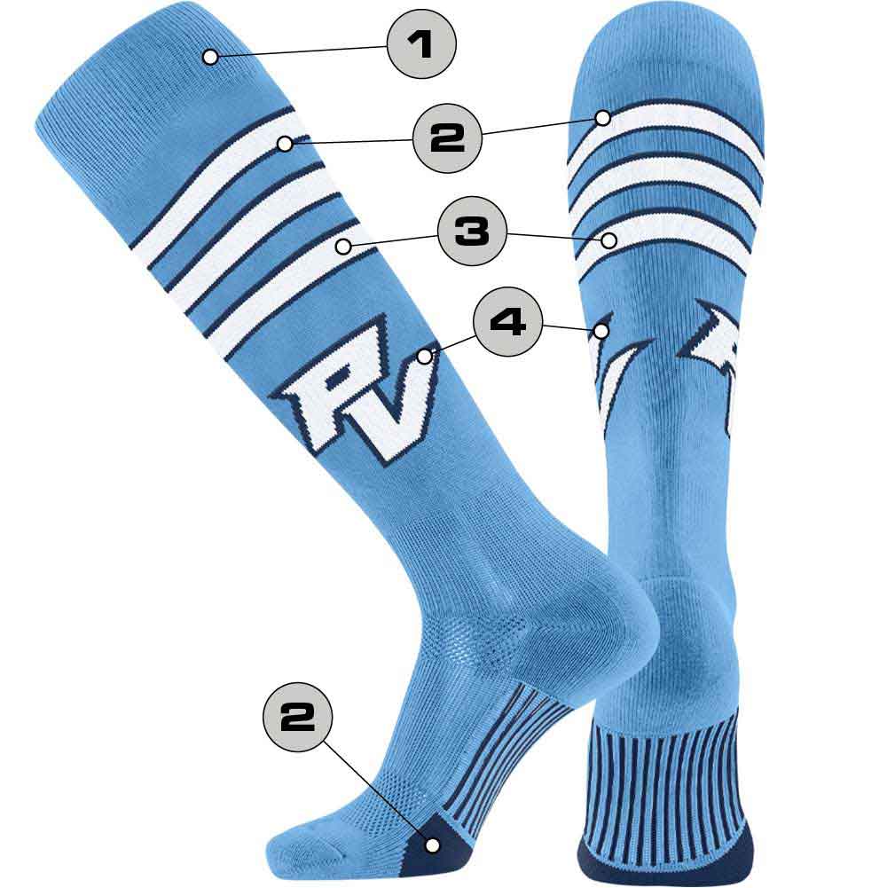 Tck Customizable Baseball Knee High Socks - Diamond Pattern 8
