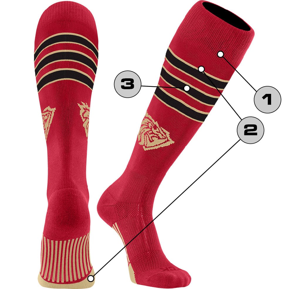 Tck Customizable Baseball Knee High Socks - Diamond Pattern 8