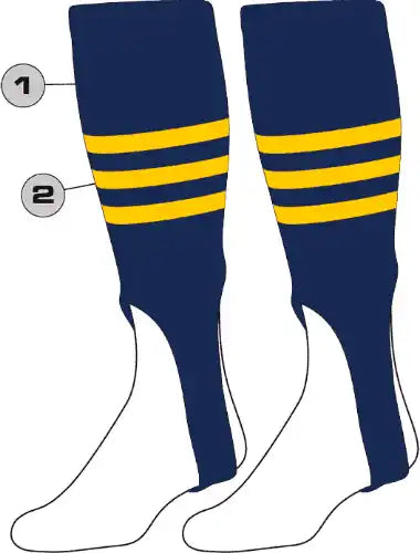 Tck Customizable Baseball Stirrups - Pattern b