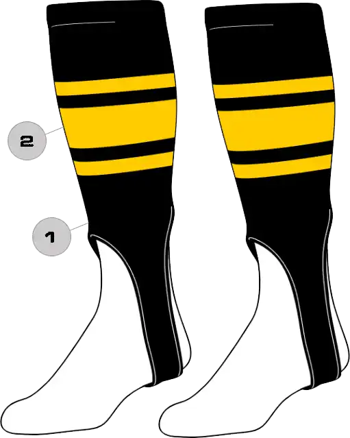 Tck Customizable Baseball Stirrups - Pattern c
