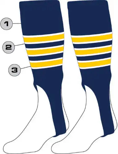 Tck Customizable Baseball Stirrups - Pattern d