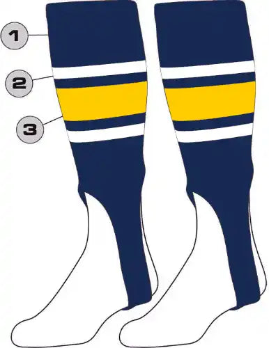 Tck Customizable Baseball Stirrups - Pattern e