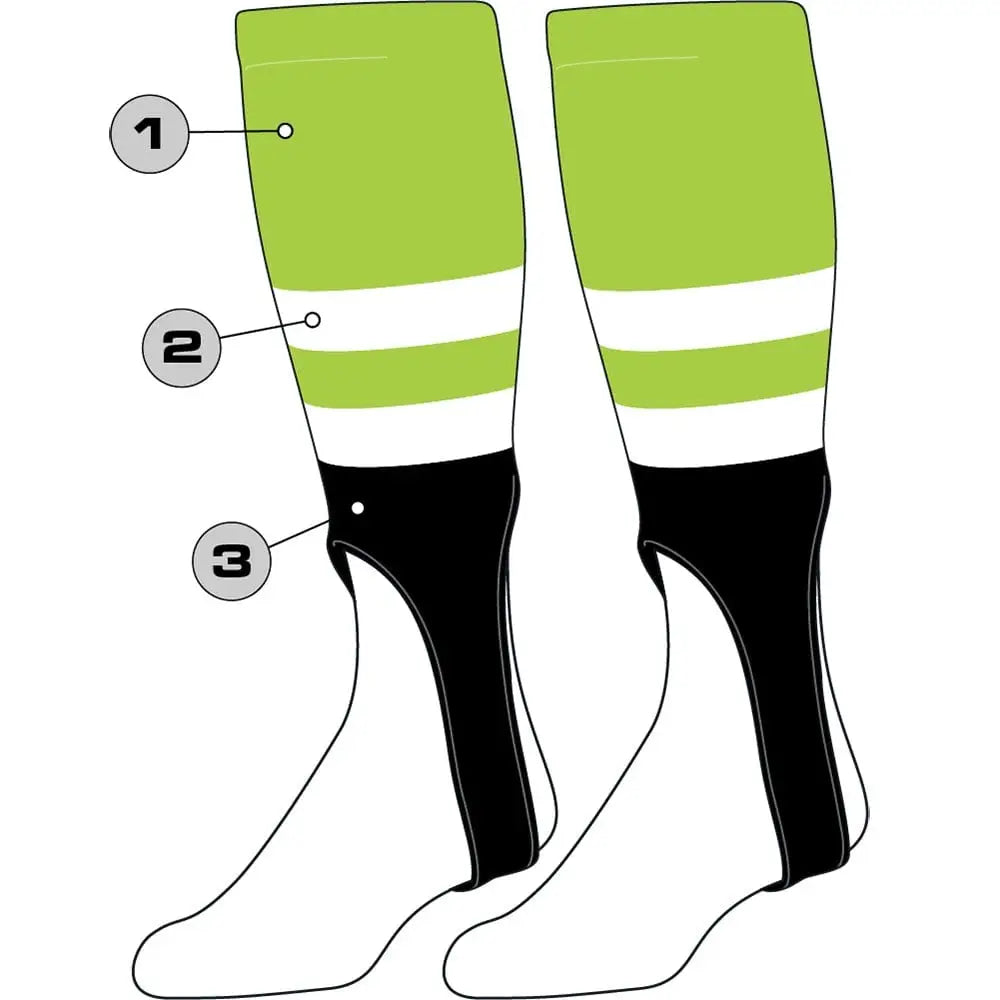 Tck Customizable Baseball Stirrups - Pattern g
