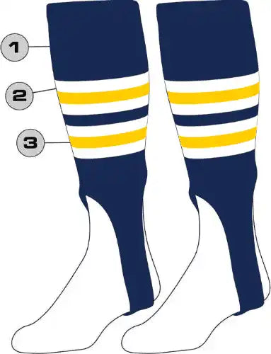 Tck Customizable Baseball Stirrups - Pattern