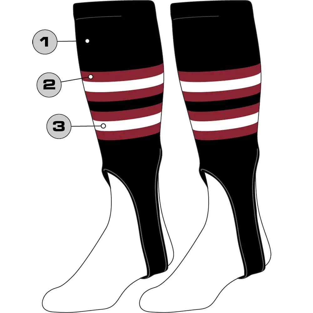 Tck Customizable Baseball Stirrups - Pattern