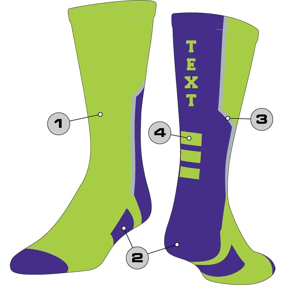 Tck Customizable Crew Socks - Perimeter 2.0