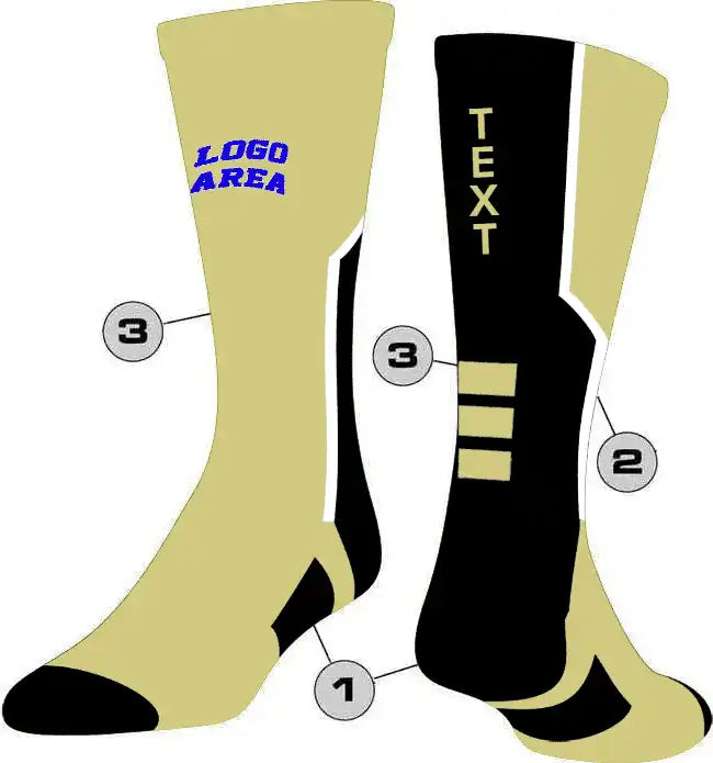 Tck Customizable Crew Socks - Perimeter 2.0 Pattern
