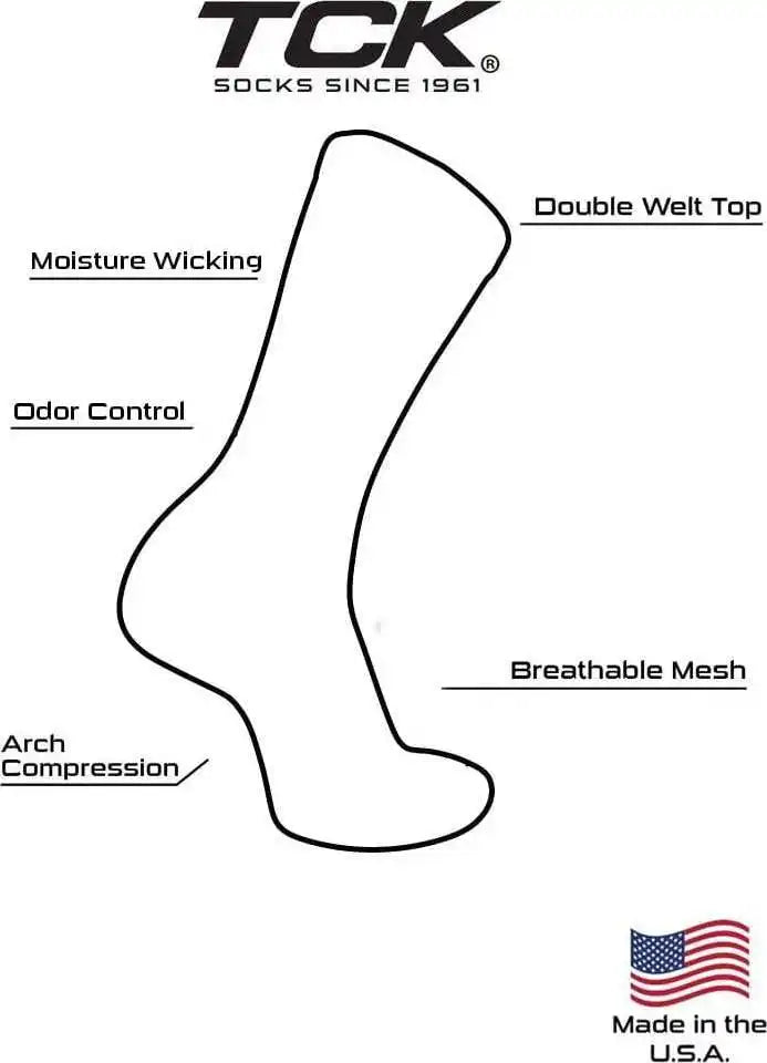 Tck Customizable Crew Socks - Perimeter 2.0 Pattern