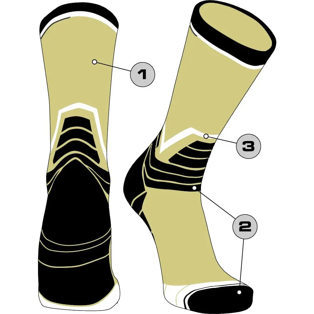 Tck Customizable Crew Socks - Victory