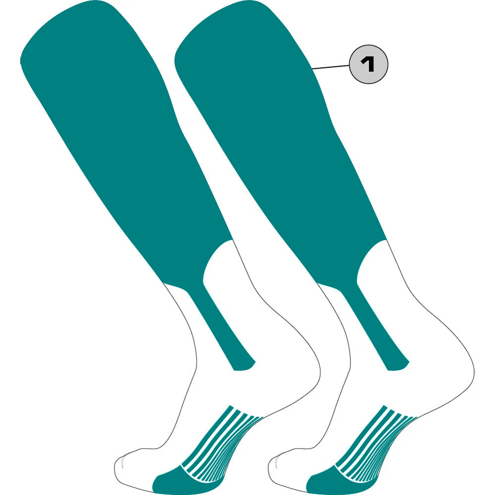Tck Customizable Dugout Knee High Baseball Stirrup Socks - Pattern