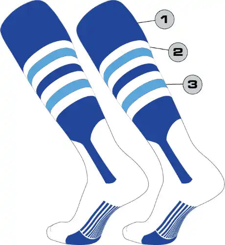 Tck Customizable Dugout Knee High Baseball Stirrup Socks - Pattern