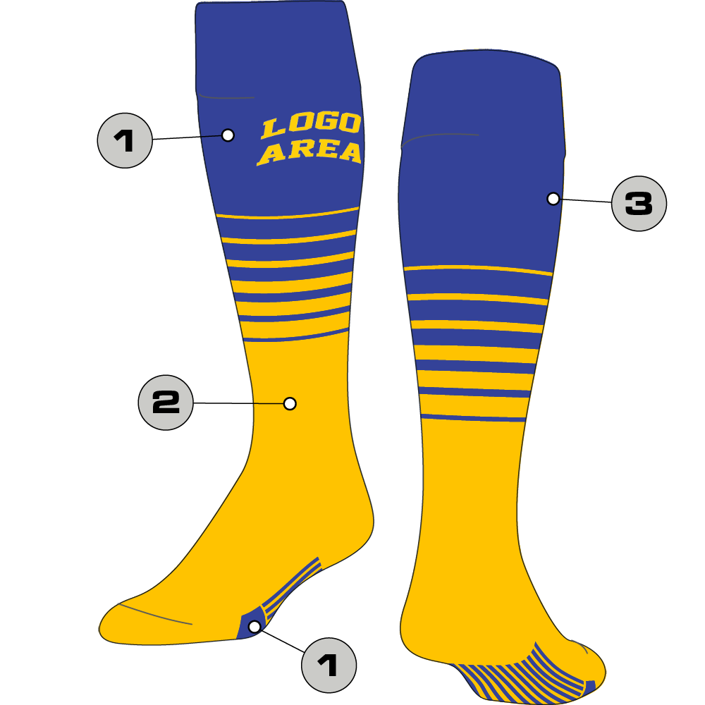 Tck Customizable Knee High Soccer Socks - Breaker