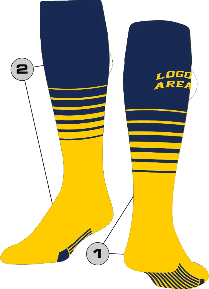 Tck Customizable Knee High Soccer Socks - Breaker Pattern
