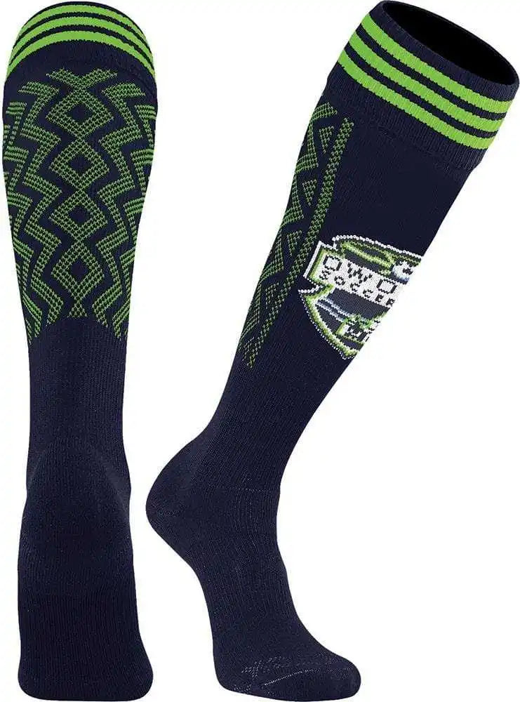 Tck Customizable Knee High Soccer Socks - Premier with Stripes Pattern