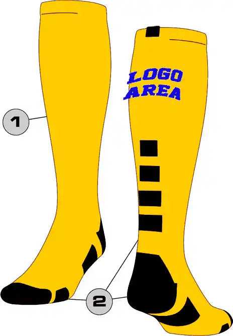 Tck Customizable Knee High Socks - Baseline Pattern