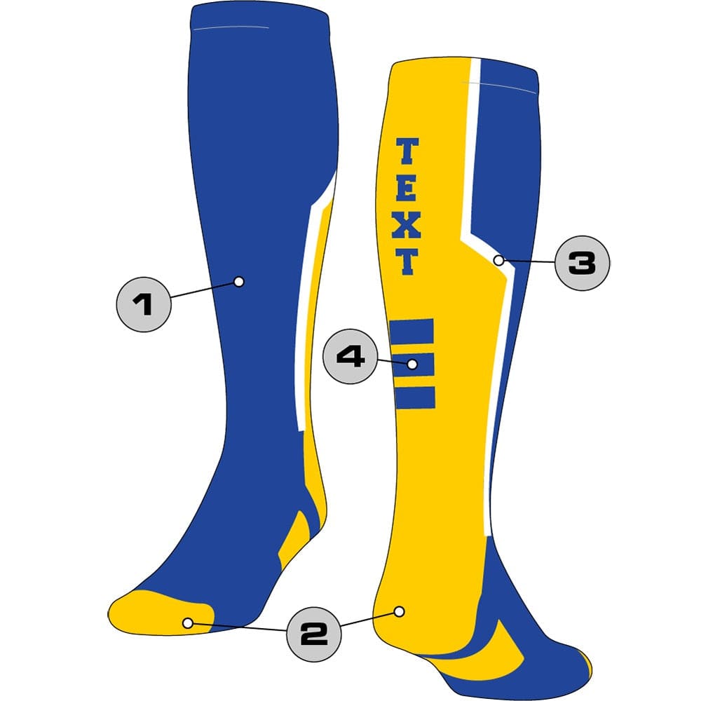 Tck Customizable Knee High Socks - Perimeter