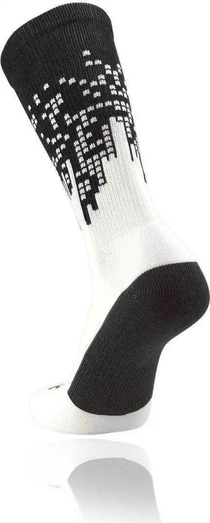 Tck Downtown Crew Socks - Black White