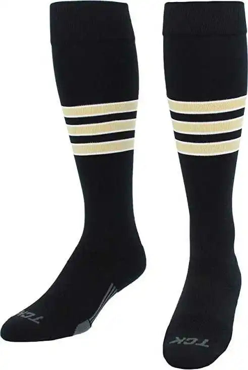 Tck Dugout Knee High Socks - Black White Vegas Gold