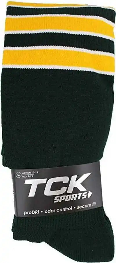 Tck Dugout Knee High Socks - Forest White Gold