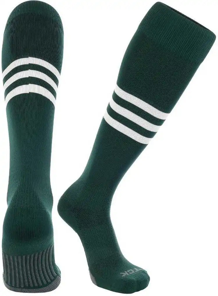 Tck Dugout Knee High Socks - Forest White